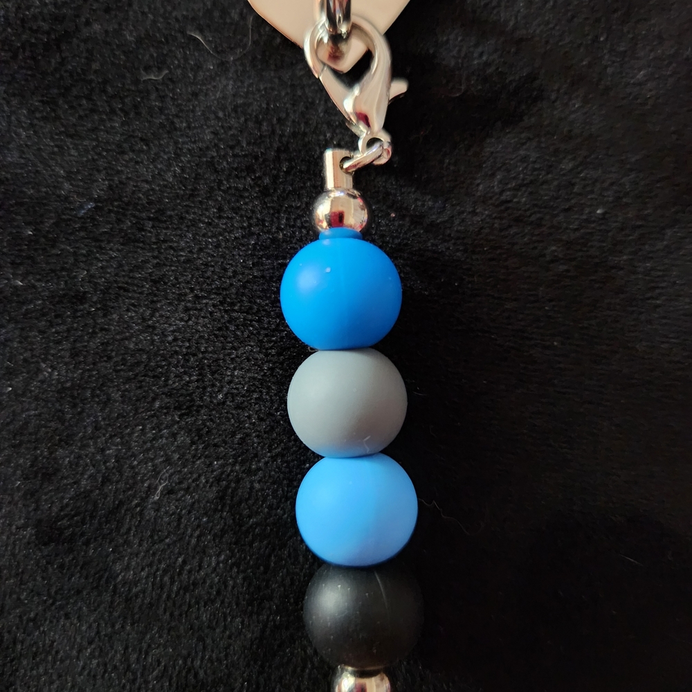 Chic Multicolor Beaded Tumbler Charm